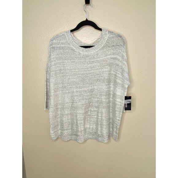 A.n.a A New Approach Womens Gray Sweater NEW Polyester Lightweight Pullover L - Picture 1 of 7